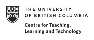 UBC Centre for Teaching, Learning and Technology logo
